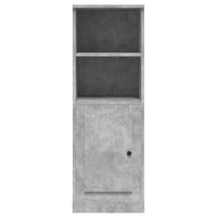 Thumbnail for Highboard Betongrau 36x35,5x103,5 cm Holzwerkstoff