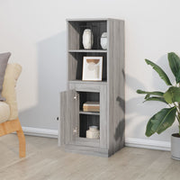 Thumbnail for Highboard Grau Sonoma 36x35,5x103,5 cm Holzwerkstoff