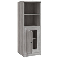 Thumbnail for Highboard Grau Sonoma 36x35,5x103,5 cm Holzwerkstoff