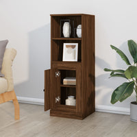 Thumbnail for Highboard Braun Eichen-Optik 36x35,5x103,5 cm Holzwerkstoff