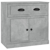 Thumbnail for Sideboard Betongrau 70x35,5x67,5 cm Holzwerkstoff