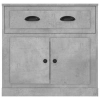 Thumbnail for Sideboard Betongrau 70x35,5x67,5 cm Holzwerkstoff
