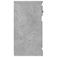 Thumbnail for Sideboard Betongrau 70x35,5x67,5 cm Holzwerkstoff