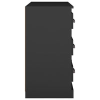 Thumbnail for Sideboard Schwarz 70x35,5x67,5 cm Holzwerkstoff