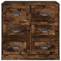 Thumbnail for Sideboard Räuchereiche 70x35,5x67,5 cm Holzwerkstoff