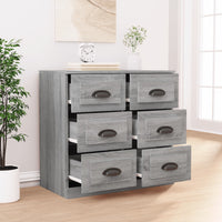 Thumbnail for Sideboard Grau Sonoma 70x35,5x67,5 cm Holzwerkstoff