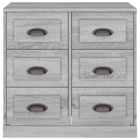 Thumbnail for Sideboard Grau Sonoma 70x35,5x67,5 cm Holzwerkstoff