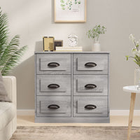 Thumbnail for Sideboard Grau Sonoma 70x35,5x67,5 cm Holzwerkstoff
