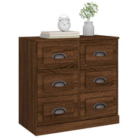 Thumbnail for Sideboard Braun Eichen-Optik 70x35,5x67,5 cm Holzwerkstoff