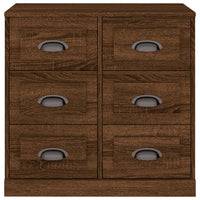 Thumbnail for Sideboard Braun Eichen-Optik 70x35,5x67,5 cm Holzwerkstoff