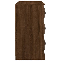 Thumbnail for Sideboard Braun Eichen-Optik 70x35,5x67,5 cm Holzwerkstoff