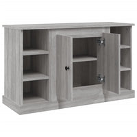 Thumbnail for Sideboard Grau Sonoma 100x35,5x60 cm Holzwerkstoff