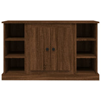 Thumbnail for Sideboard Braun Eichen-Optik 100x35,5x60 cm Holzwerkstoff