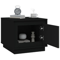 Thumbnail for Couchtisch Schwarz 51x50x44 cm Holzwerkstoff