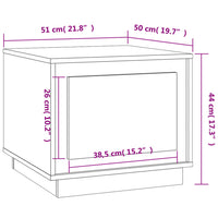 Thumbnail for Couchtisch Sonoma-Eiche 51x50x44 cm Holzwerkstoff
