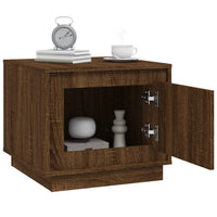 Thumbnail for Couchtisch Braun Eichen-Optik 51x50x44 cm Holzwerkstoff