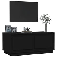 Thumbnail for Couchtisch Schwarz 102x50x44 cm Holzwerkstoff