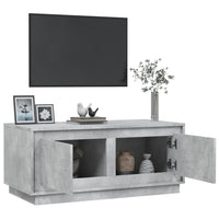 Thumbnail for Couchtisch Betongrau 102x50x44 cm Holzwerkstoff