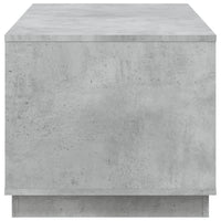 Thumbnail for Couchtisch Betongrau 102x50x44 cm Holzwerkstoff