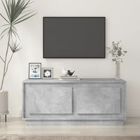 Thumbnail for Couchtisch Betongrau 102x50x44 cm Holzwerkstoff