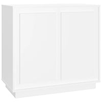 Thumbnail for Sideboard Weiß 80x34x75 cm Holzwerkstoff