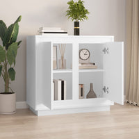 Thumbnail for Sideboard Weiß 80x34x75 cm Holzwerkstoff
