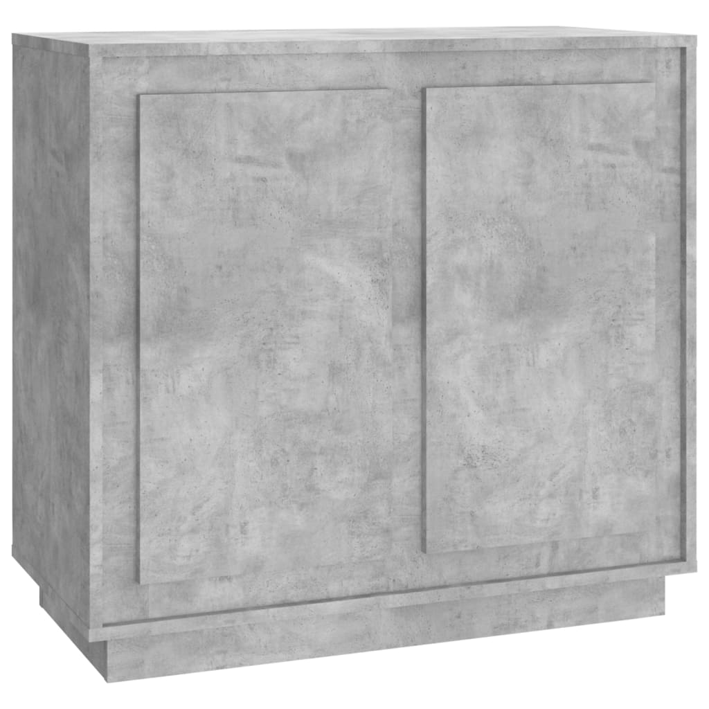 Sideboard Betongrau 80x34x75 cm Holzwerkstoff