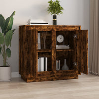 Thumbnail for Sideboard Räuchereiche 80x34x75 cm Holzwerkstoff