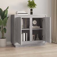 Thumbnail for Sideboard Grau Sonoma 80x34x75 cm Holzwerkstoff