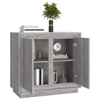 Thumbnail for Sideboard Grau Sonoma 80x34x75 cm Holzwerkstoff