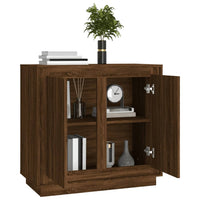 Thumbnail for Sideboard Braun Eichen-Optik 80x34x75 cm Holzwerkstoff
