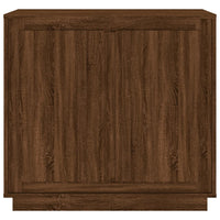 Thumbnail for Sideboard Braun Eichen-Optik 80x34x75 cm Holzwerkstoff