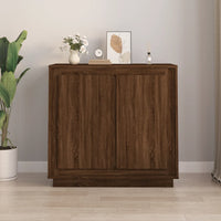 Thumbnail for Sideboard Braun Eichen-Optik 80x34x75 cm Holzwerkstoff