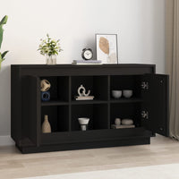 Thumbnail for Sideboard Schwarz 102x35x60 cm Holzwerkstoff