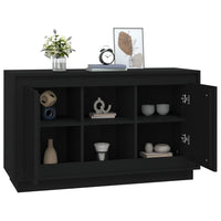 Thumbnail for Sideboard Schwarz 102x35x60 cm Holzwerkstoff