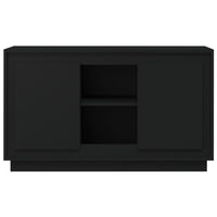Thumbnail for Sideboard Schwarz 102x35x60 cm Holzwerkstoff