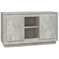 Thumbnail for Sideboard Betongrau 102x35x60 cm Holzwerkstoff
