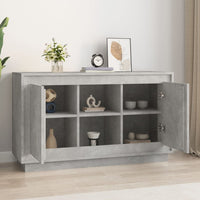 Thumbnail for Sideboard Betongrau 102x35x60 cm Holzwerkstoff