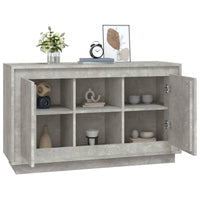 Thumbnail for Sideboard Betongrau 102x35x60 cm Holzwerkstoff