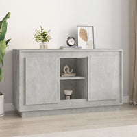 Thumbnail for Sideboard Betongrau 102x35x60 cm Holzwerkstoff