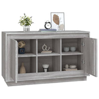 Thumbnail for Sideboard Grau Sonoma 102x35x60 cm Holzwerkstoff