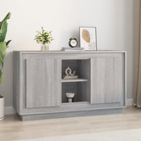 Thumbnail for Sideboard Grau Sonoma 102x35x60 cm Holzwerkstoff