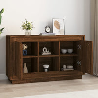 Thumbnail for Sideboard Braun Eichen-Optik 102x35x60 cm Holzwerkstoff