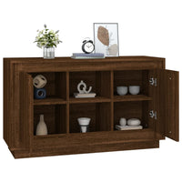 Thumbnail for Sideboard Braun Eichen-Optik 102x35x60 cm Holzwerkstoff