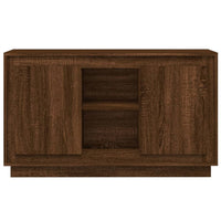 Thumbnail for Sideboard Braun Eichen-Optik 102x35x60 cm Holzwerkstoff