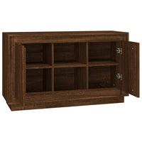Thumbnail for Sideboard Braun Eichen-Optik 102x35x60 cm Holzwerkstoff