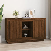 Thumbnail for Sideboard Braun Eichen-Optik 102x35x60 cm Holzwerkstoff