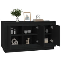 Thumbnail for Sideboard Schwarz 102x35x55 cm Holzwerkstoff