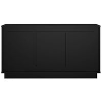 Thumbnail for Sideboard Schwarz 102x35x55 cm Holzwerkstoff