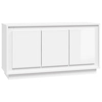 Thumbnail for Sideboard Hochglanz-Weiß 102x35x55 cm Holzwerkstoff